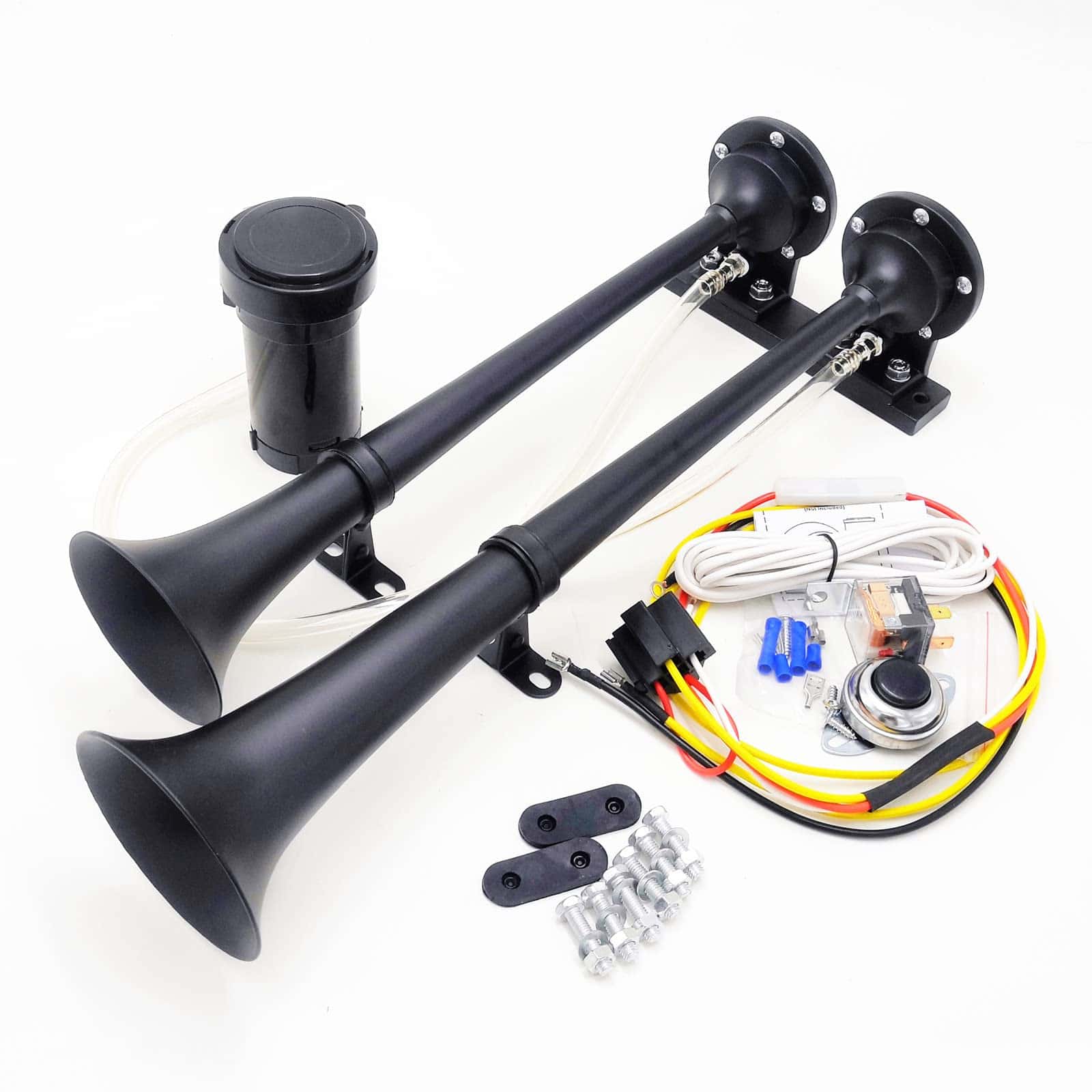 Viping Claxon de Aire Negro 165DB Trompeta de Barco Claxon - Imagen 7