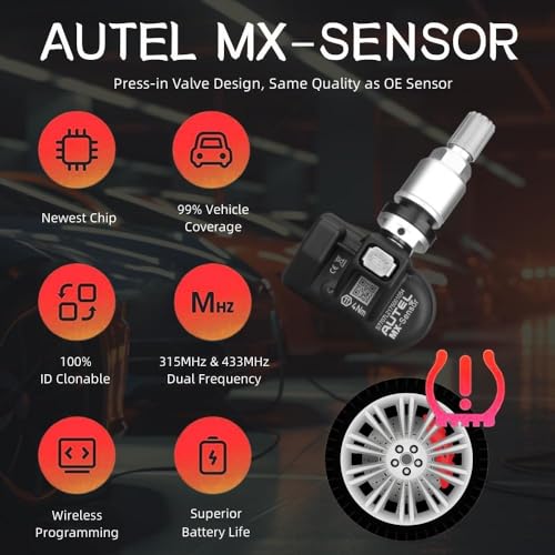 Autel Sensores TPMS MX-Sensor de Doble Frecuencia (315MHz + - Imagen 4