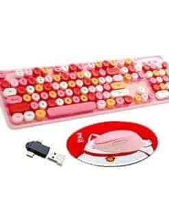 Combo de Teclado y Ratón Inalámbrico Seaciyan, Ergonómico y