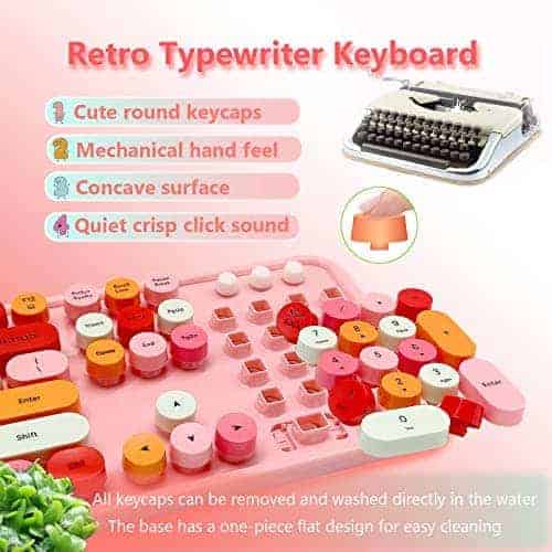 Combo de Teclado y Ratón Inalámbrico Seaciyan, Ergonómico y - Imagen 5