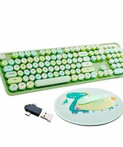 Combo de Teclado y Mouse Inalámbrico Seaciyan, Ergonómico y