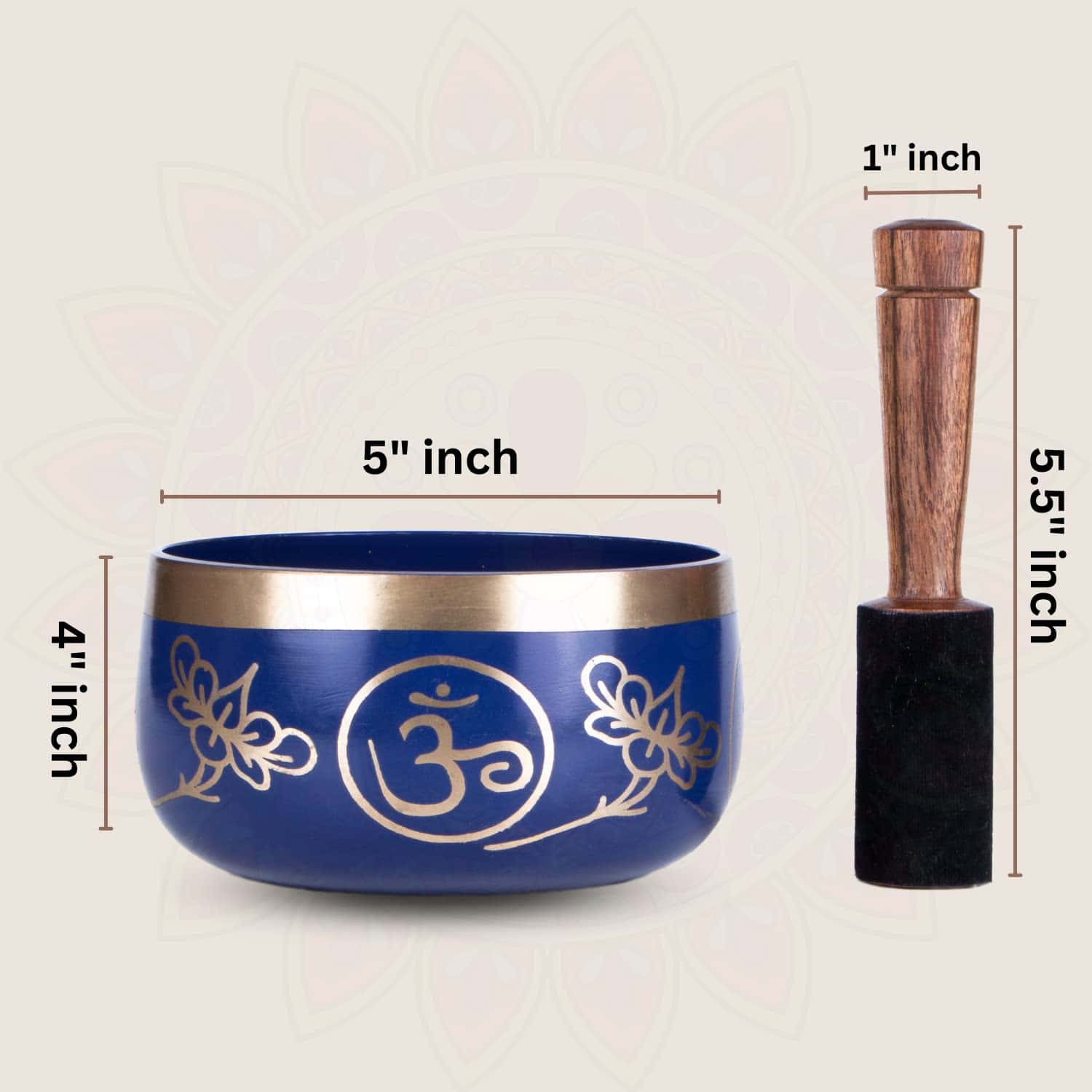 Tazón de canto budista Anahata Cosynee - Afinado al 4º - Imagen 4