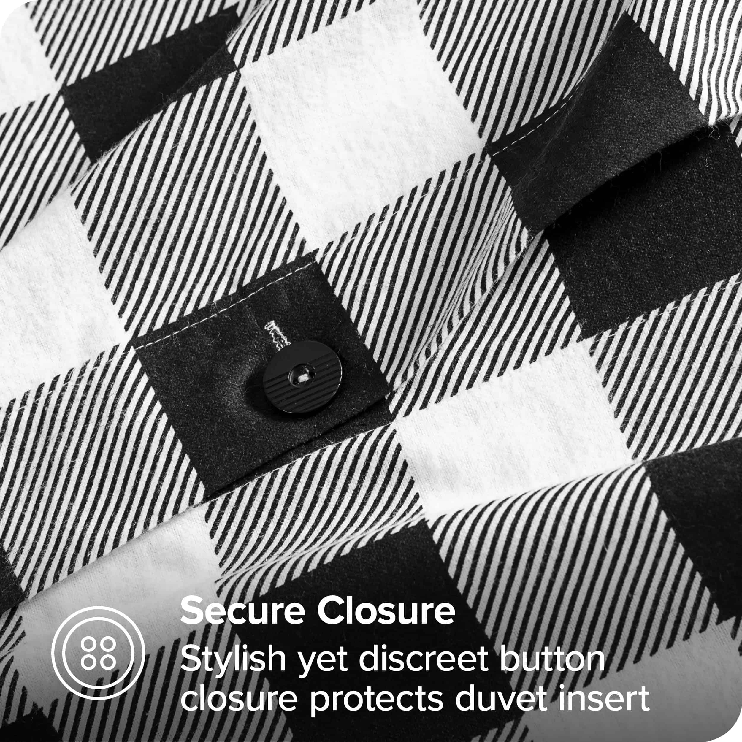 Juego de Funda Nórdica de Franela Bare Home - -Cuadros Buffa - Imagen 5