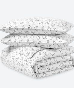 Juego de funda de edredón de franela Bare Home - -Feelin' Fo