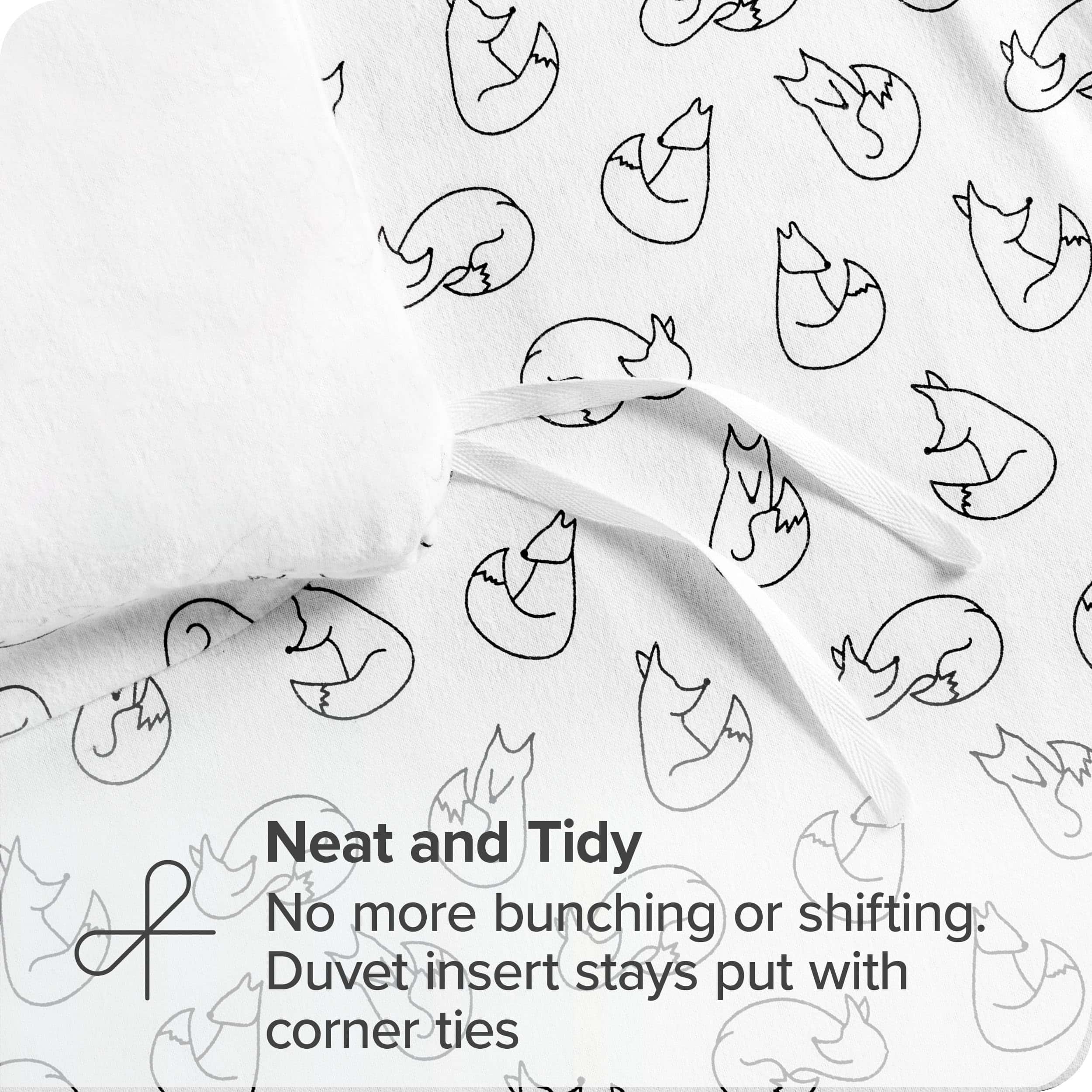 Juego de funda de edredón de franela Bare Home - -Feelin' Fo - Imagen 5