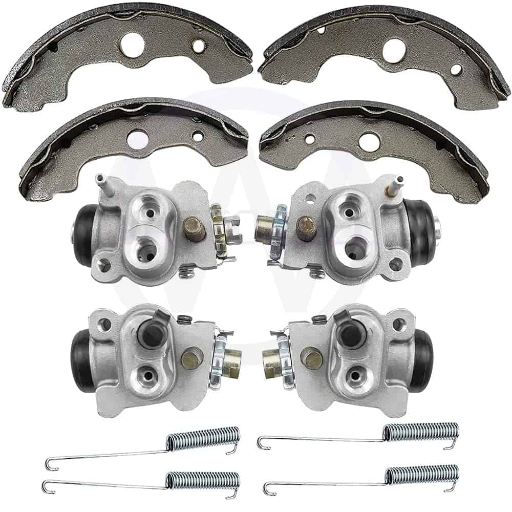 Kit de cilindros de freno delanteros con zapatas de freno