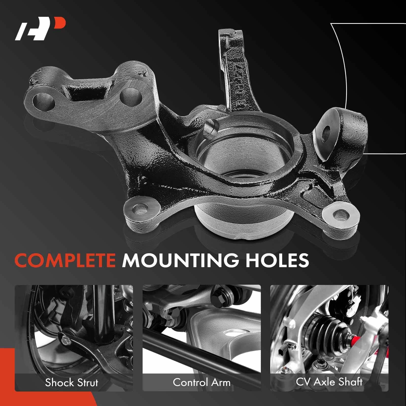 Knuckle de Dirección de Suspensión Delantera A-Premium - Imagen 7