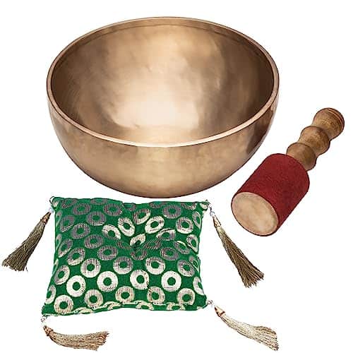 Tazón Tibetano de Bronce Puro Cosynee para Meditación, - Imagen 5