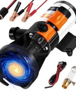 Bomba Trituradora RVRAYS para Agua Residual de RV 12v,