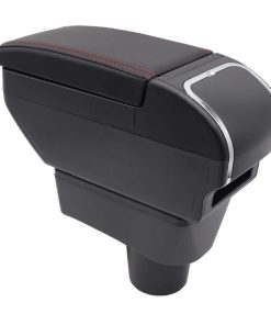 YJYWZH para Mitsubishi Mirage Attrage -Negro con Hilo Rojo