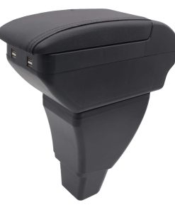 YJYWZH Caja reposabrazos para Toyota bB Scion -Negro con hil