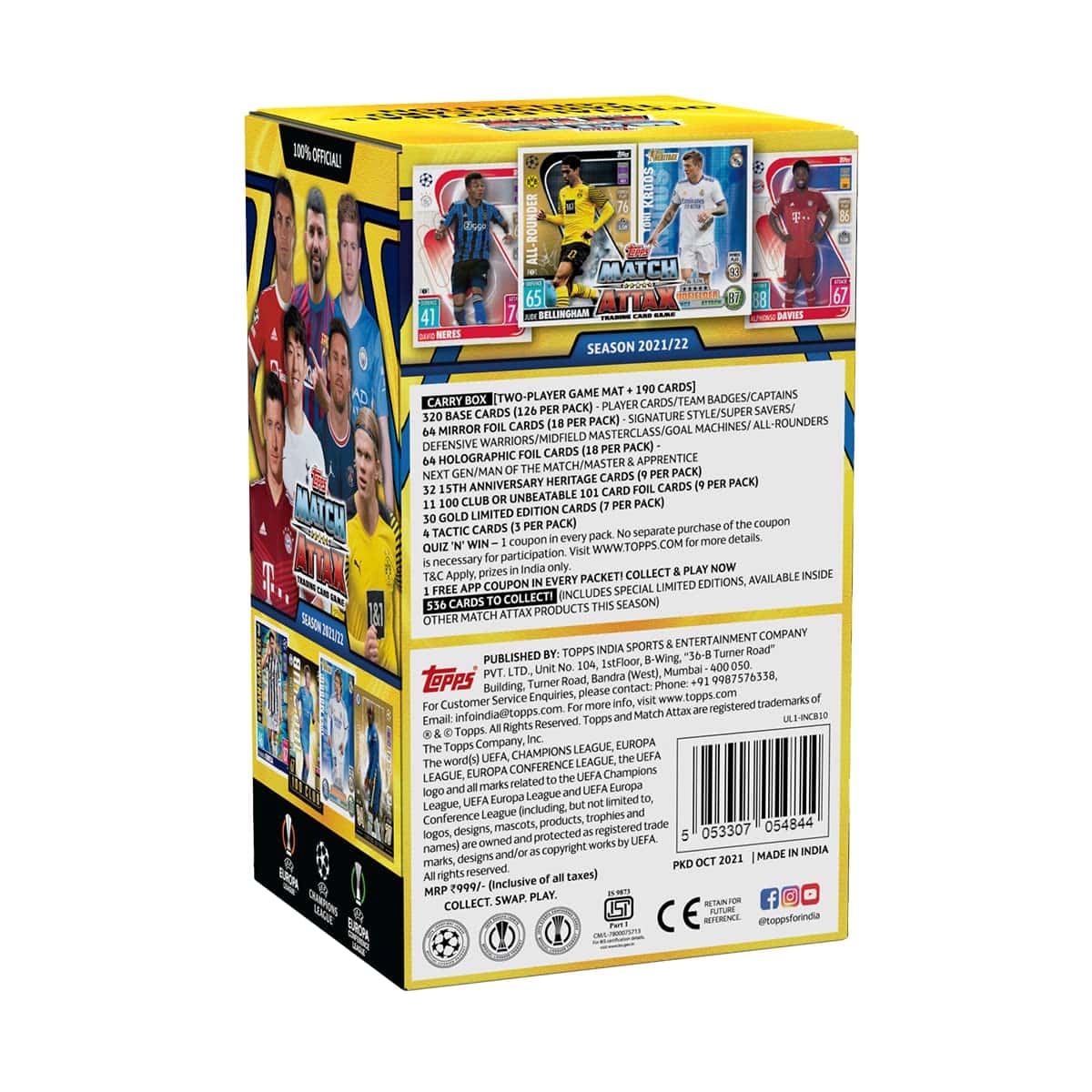 Colección Topps UEFA Champions League 2021 22 en Caja - Imagen 3