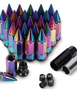 YeshineAuto Tuercas de Seguridad M14X1.5, 24PCS con Bloqueo