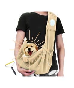 Transportador de Mascotas Portátil con Removedor de Pelo