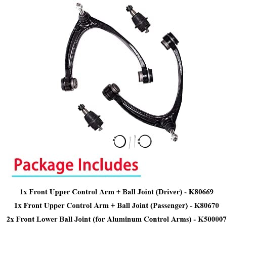 Brazos de control superiores delanteros - Kit de brazos de - Imagen 4