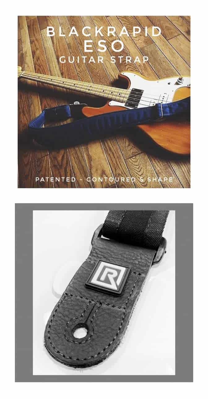 Correa de bajo eléctrico BLACKRAPID ESO para zurdos, negra - Imagen 9