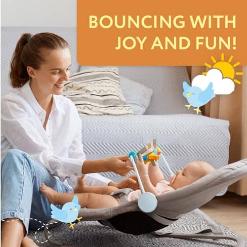 Barra de Juguete de Madera Impresa para Baby Bjorn Bouncer - Imagen 7