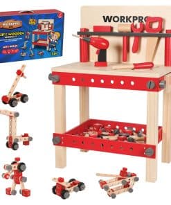 Kit de Banco de Trabajo de Madera WORKPRO para Niños, Banco