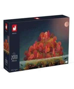 Puzzle de 2000 Piezas Janod - Otoño Rojo - Adecuado para