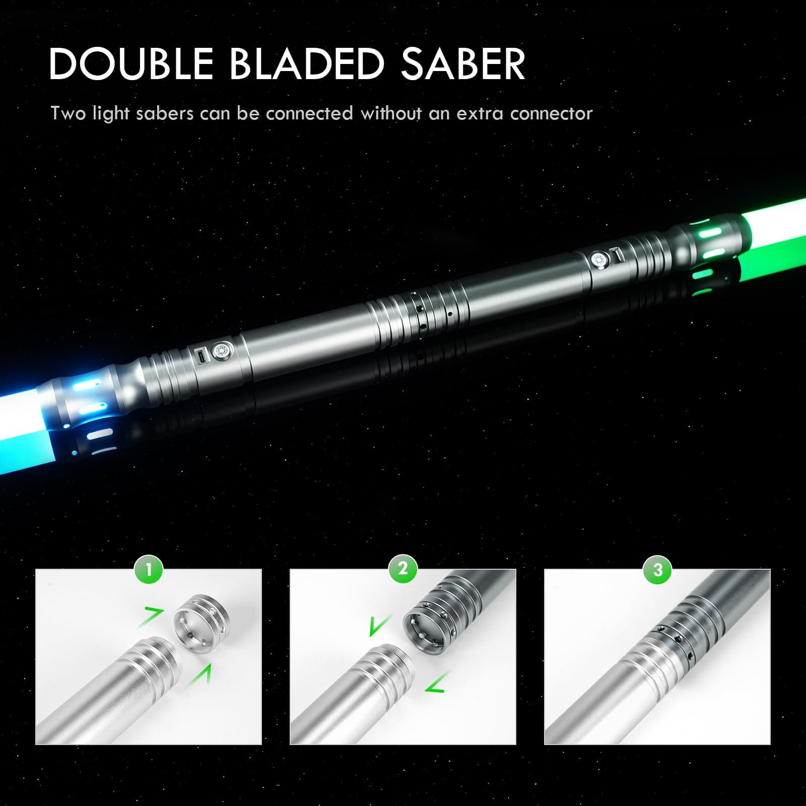 Sable de luz personalizado para adultos, Sable de luz duelo - Imagen 5