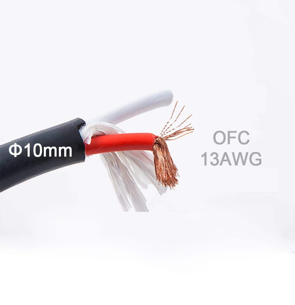 JORZOR Professional OFC Speakon to Speakon Cables de - Imagen 3