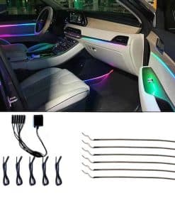 Iluminación ambiental led para interior de automóvil, tira