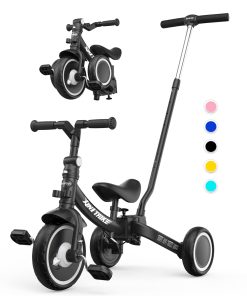 Bicicleta para niños besrey 7 en 1 con Manillar de Empuje