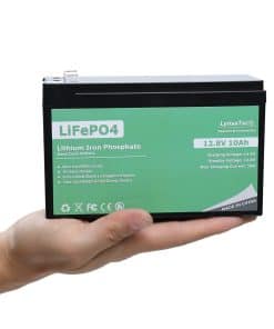 Batería de 12V, LynsaTac 12V 10Ah Batería de LiFePO4,