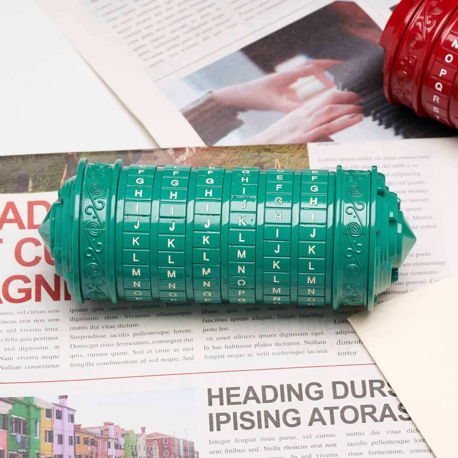 Caja de Rompecabezas de Dinero Cryptex Código -Verde - Imagen 3