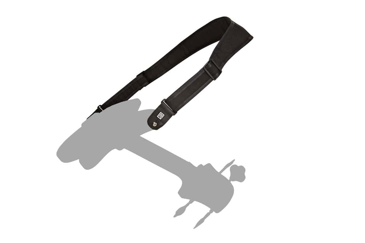 Correa de bajo eléctrico BLACKRAPID ESO para zurdos, negra