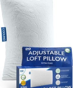 Almohadas de Espuma Viscoelástica Triturada -White
