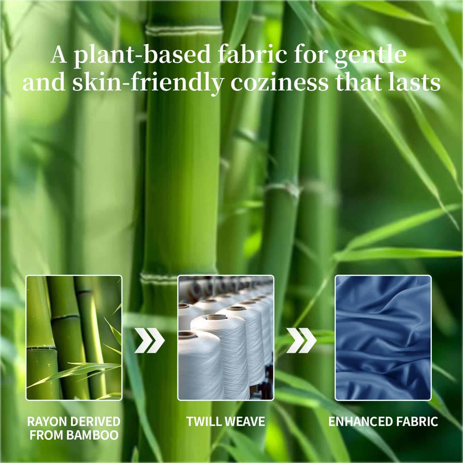 Juego de sábanas Queen Size Shilucheng 100% viscosa - Imagen 6