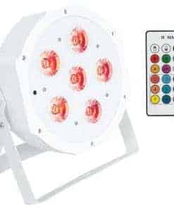 Luz de Lavado de Escenario Rockville Battery PAR 61 Blanca