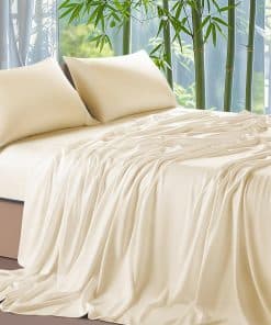 Juego de sábanas de bambú 100% de Shilucheng para cama King
