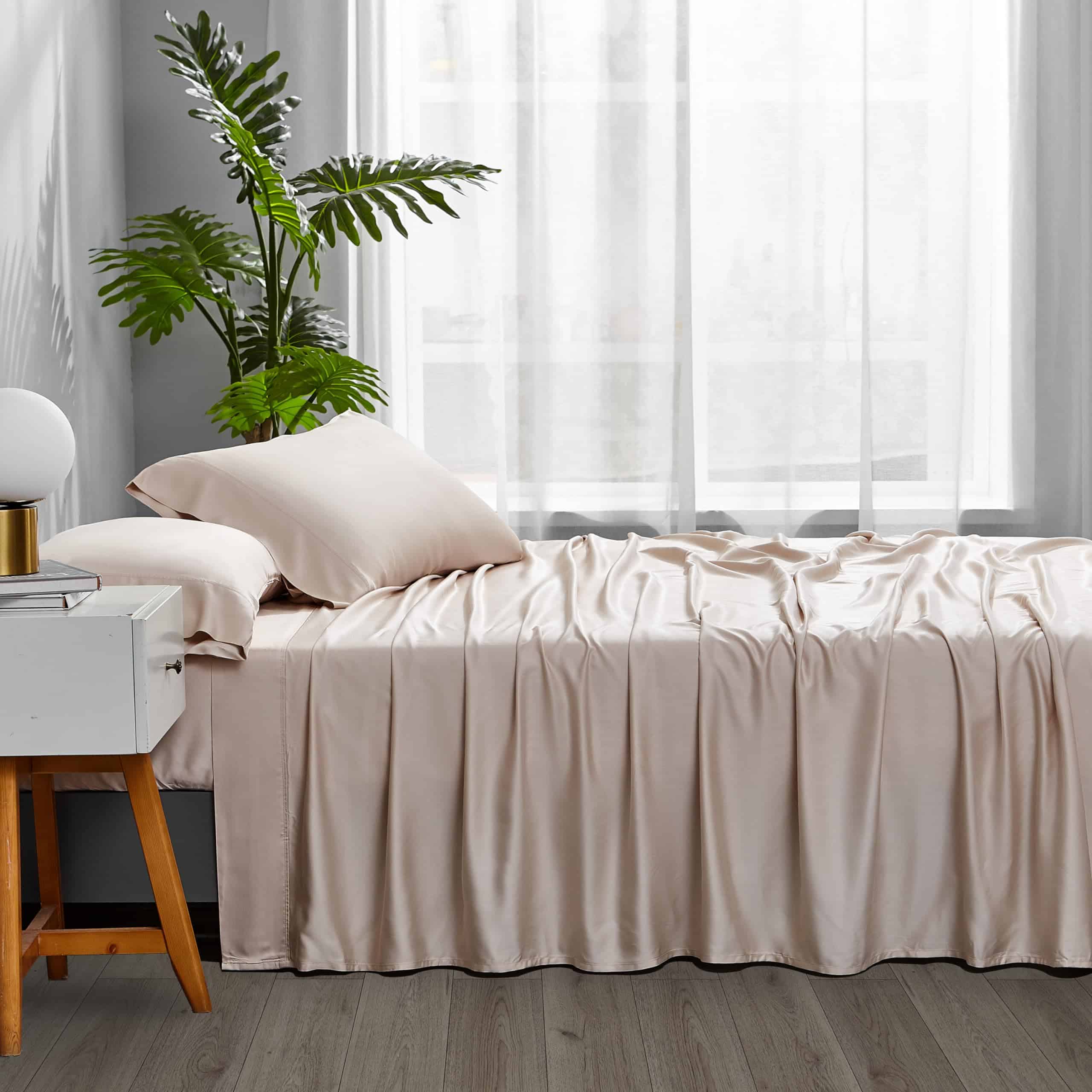 Juego de sábanas ACCURATEX Cooling Twin Size Sand - - Imagen 7