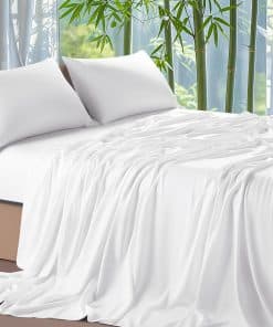 Juego de Sábanas de Bambú Shilucheng 100% Viscosa - Tamaño