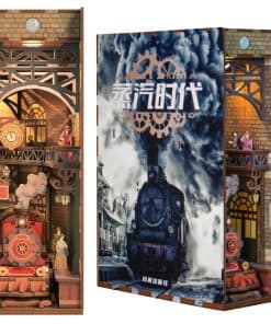 Librería de madera tridimensional ensamblada Buladle