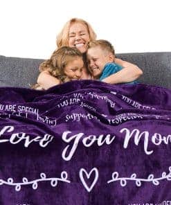 FILO ESTILO Regalos de Cumpleaños para Mamá Manta de la