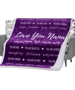 Manta FILO ESTILO para Nana, Regalos de Navidad/Cumpleaños