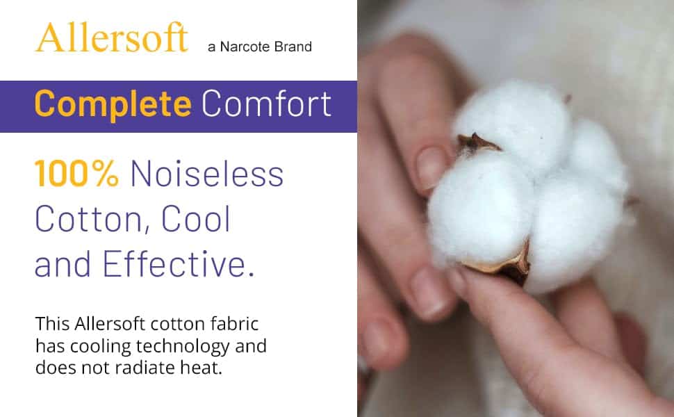 Protector de Edredón Allersoft de Algodón -Blanco - Imagen 8