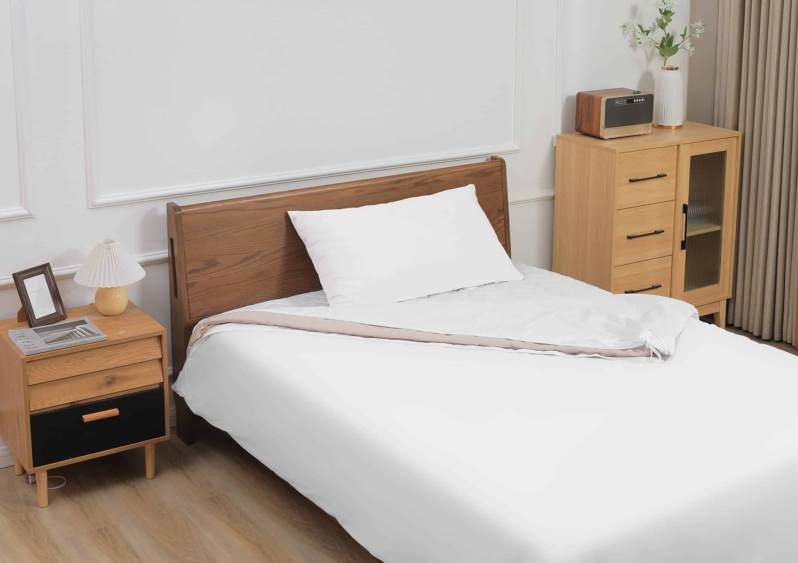 Protector de Edredón Allersoft de Algodón -Blanco - Imagen 3