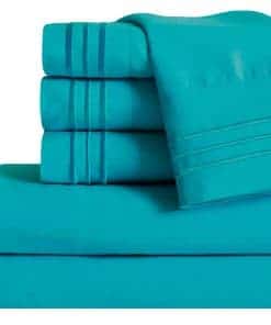 Juego de sábanas Mocassi Queen - Juego de -Teal