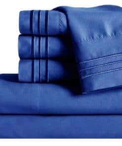 Juego de Sábanas Completo Mocassi - Juego -Azul Imperial