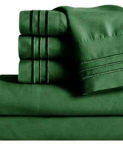 Juego de sábanas Mocassi Queen - Juego de -Verde Cazador