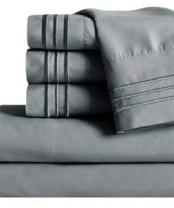 Juego de sábanas Mocassi Queen - Juego de -Gris