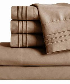 Juego de sábanas Mocassi King - Juego de -Taupe