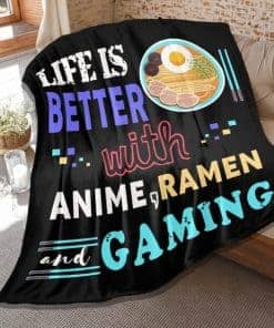 Manta de Ramen para Tiro, la Vida es Mejor con Juegos de