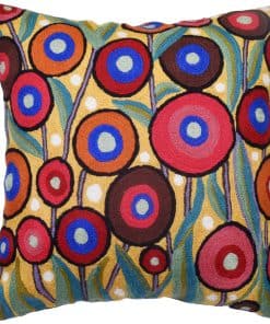 Funda de Almohada Amarilla con Diseños de Cachemira, Funda