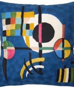 Funda de almohada Kandinsky Moderna Azul Contrapesos |