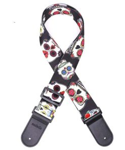 Correa de guitarra Art Attack Soft Cotton Sugar Skull Day